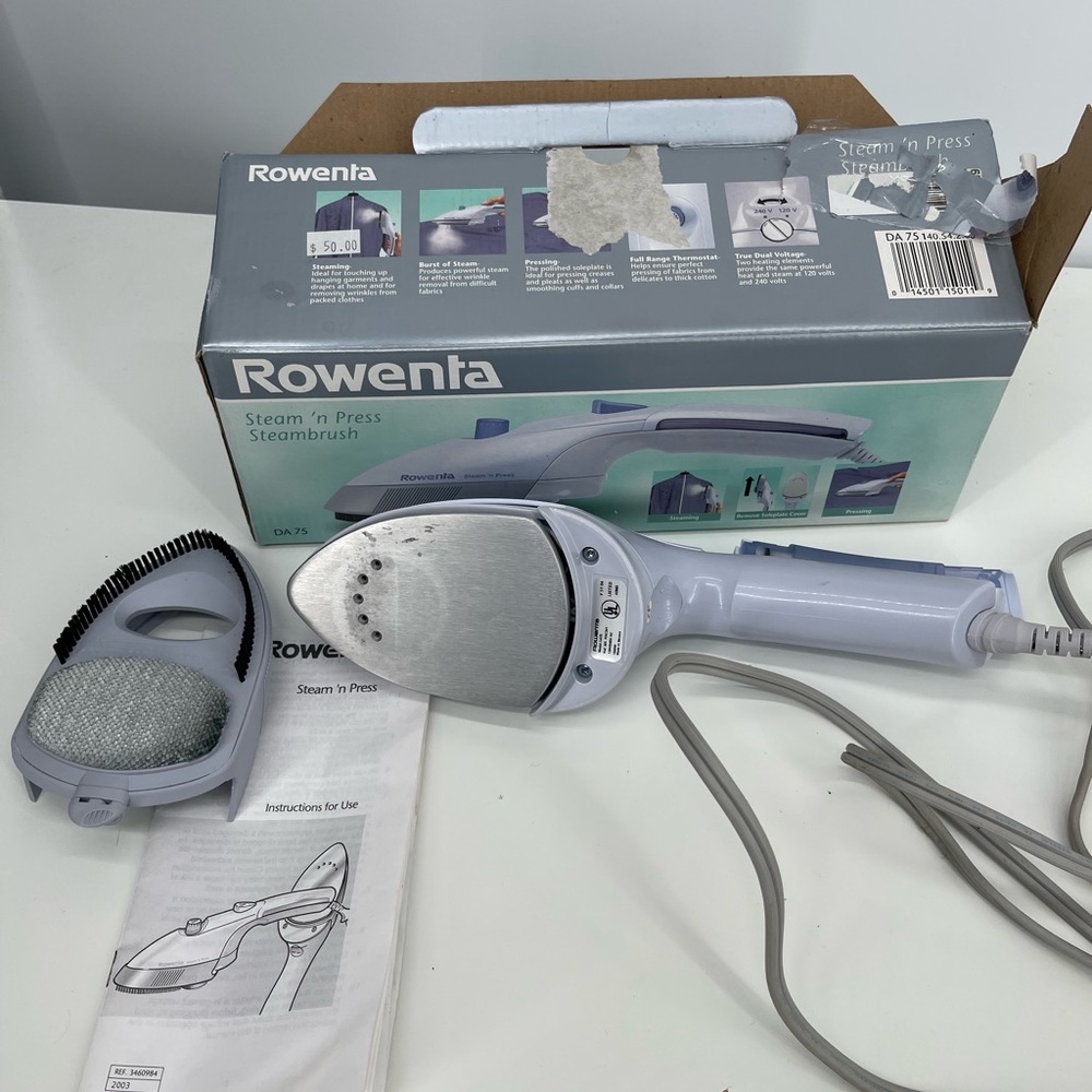 Rowen Silver Steam 'n Press with Brush Attachment